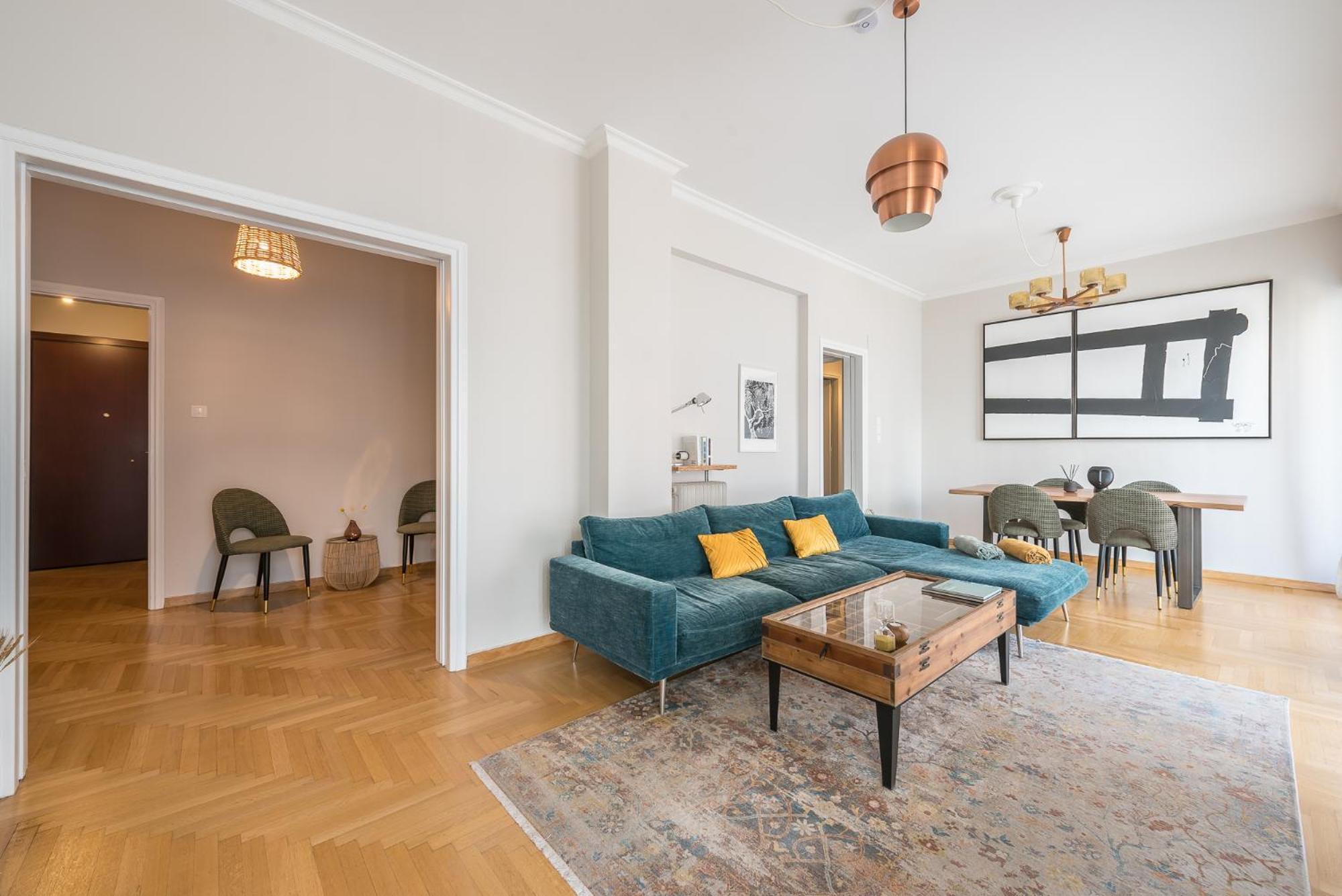 Spacious 2Bds Apt With Acropolis View In Center Ateny Zewnętrze zdjęcie