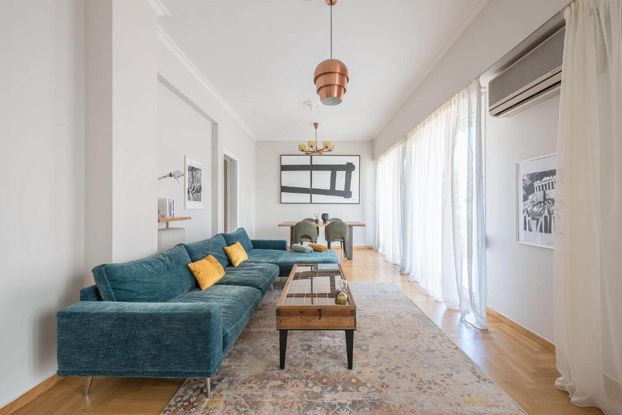 Spacious 2Bds Apt With Acropolis View In Center Ateny Zewnętrze zdjęcie